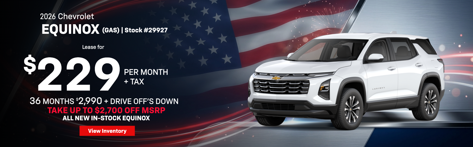 $229/mo Lease Offer - 2026 Equinox