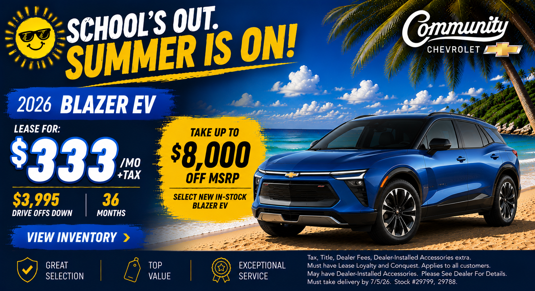 2026 Blazer EV lease offer