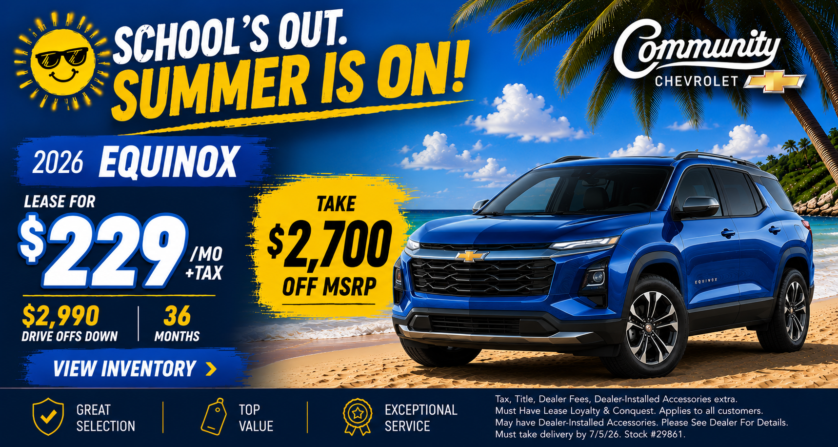 2026 Equinox lease offer